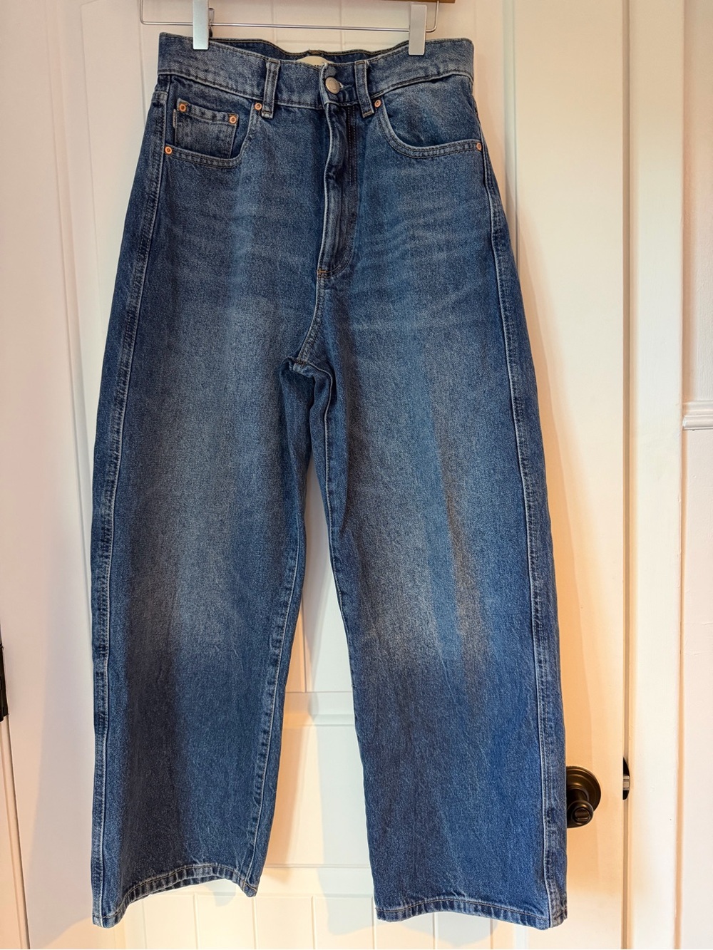 DL1961 Taylor Relaxed Barrel High Rise Jeans North Water 24